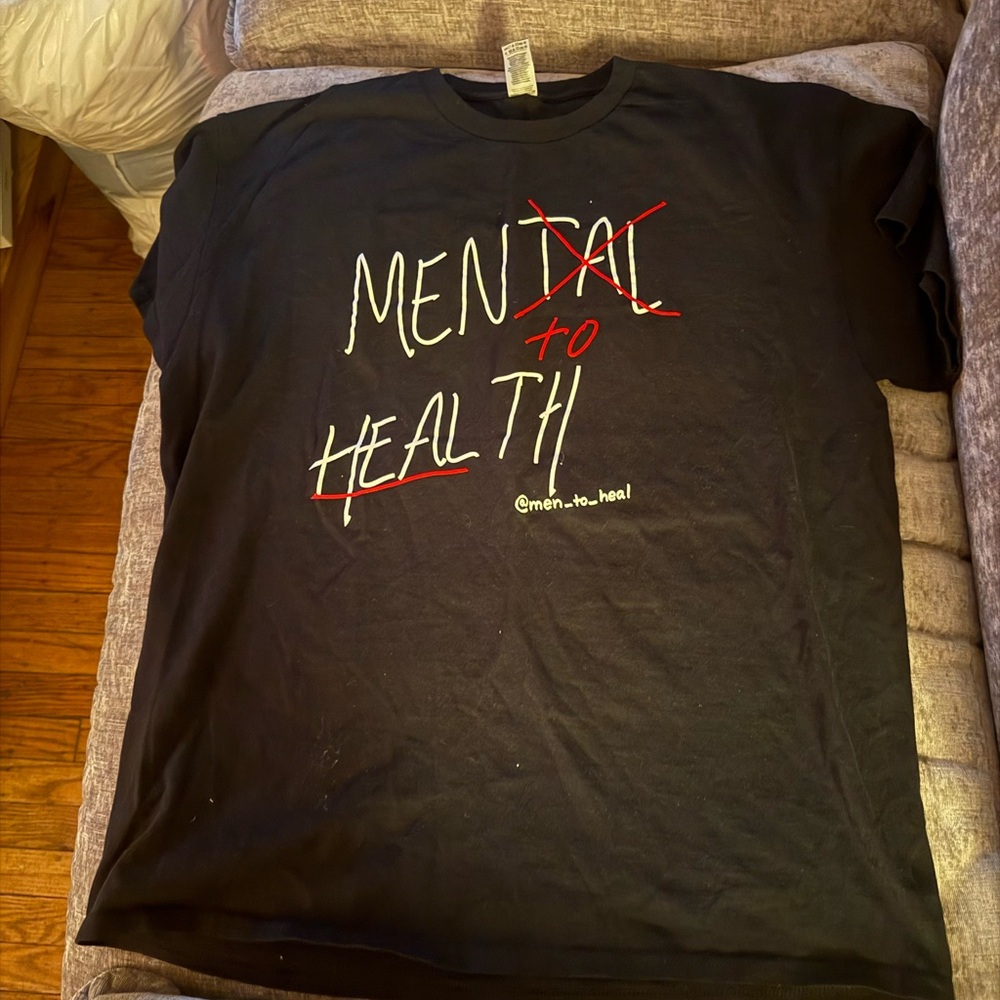 Gildan Black Mental Health Graphic Tee